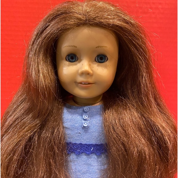 American Girl 13” Doll With Booster Table Chair